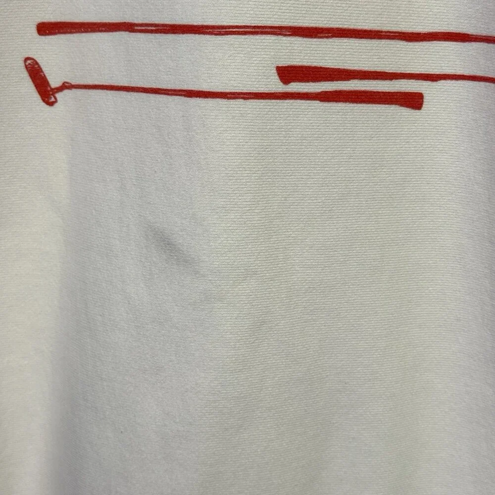 Barstool Golf Hoodie Sweatshirt Mens Medium Cream Independent Trading Co Brand - Picture 7 of 11